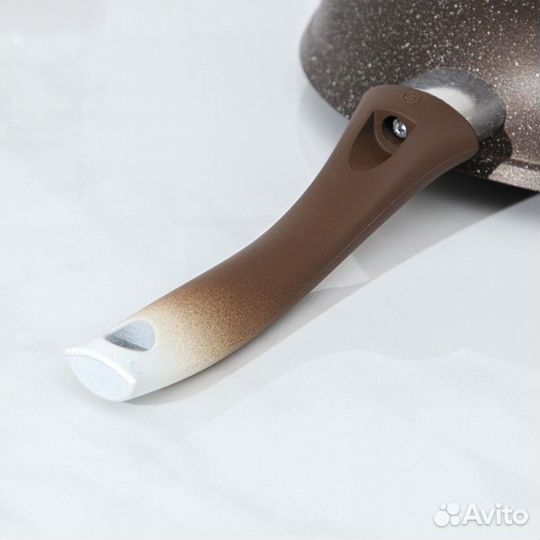 Сковорода, d26 см, пластиковая ручка, антипригарно