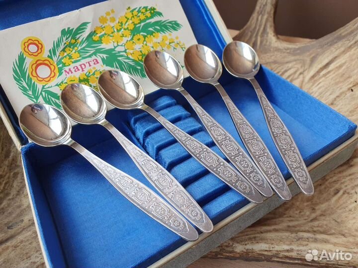 Чайные ложки мельхиор СССР