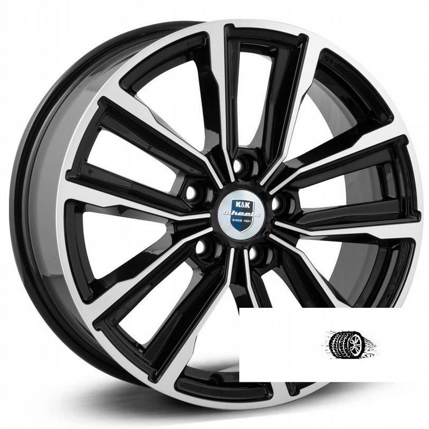 Литые диски K&K 7.5×R17 5×114.3