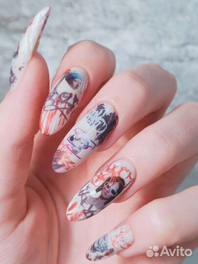 Маникюр / Наращивание / крейзи дизайн