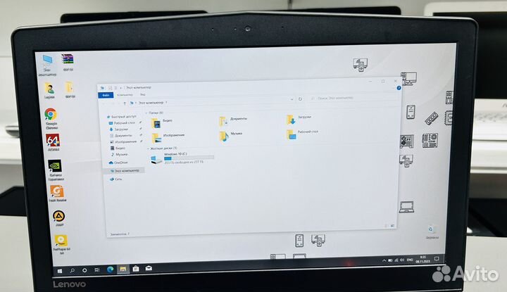 Игровой Ноутбук Lenovo Core i5-7300 GTX 1050 4gb
