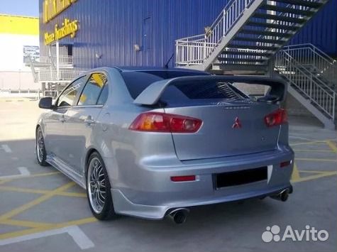 Юбка заднего бампера M.Lancer X Zodiak