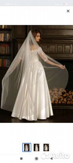 Свадебная фата новая