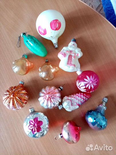 Елочные игрушки СССР (10 фото)
