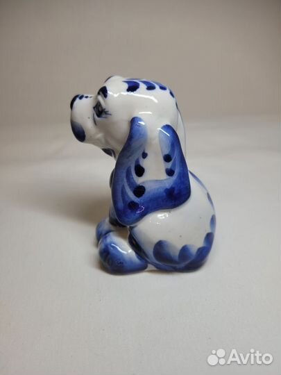 Гжель собачка