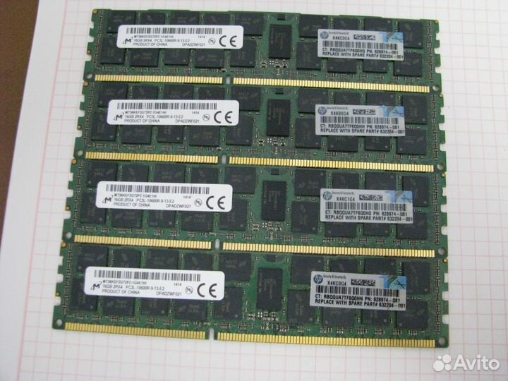 Серверная оперативная память HP 16 GB 10600R