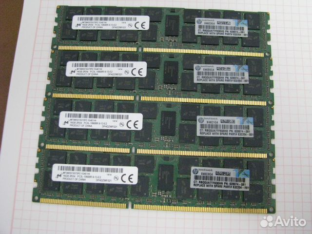 Серверная оперативная память HP 16 GB 10600R