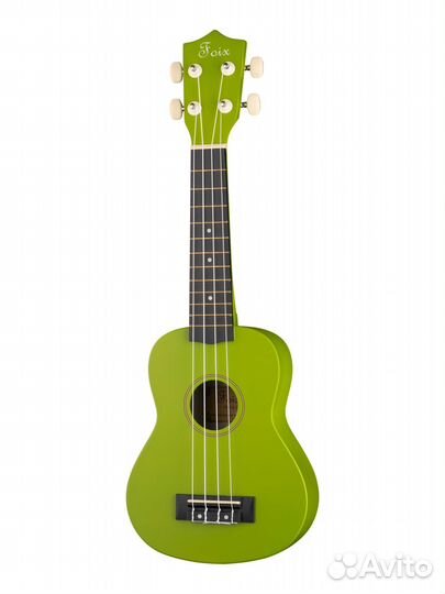 Укулеле сопрано, зеленый, Foix