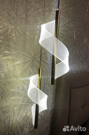 Светильник подвесной (золото)