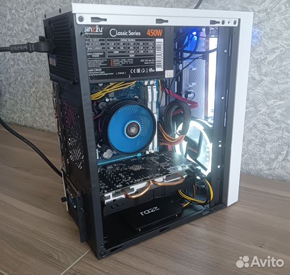 Игровой пк i5 3330/RX570/16гб/SSD