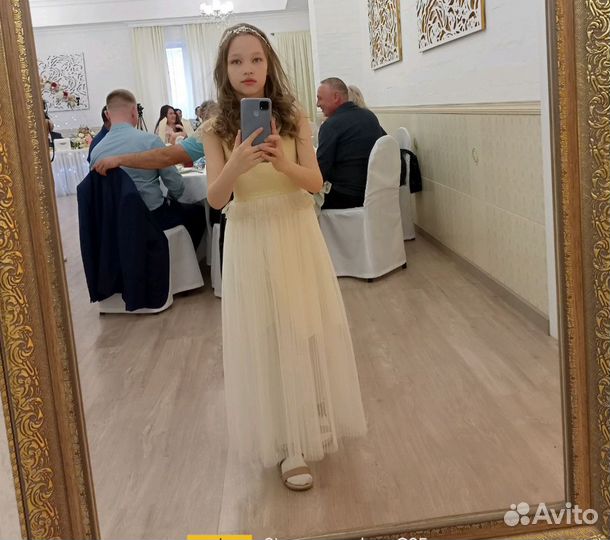 Платье для девочки 140