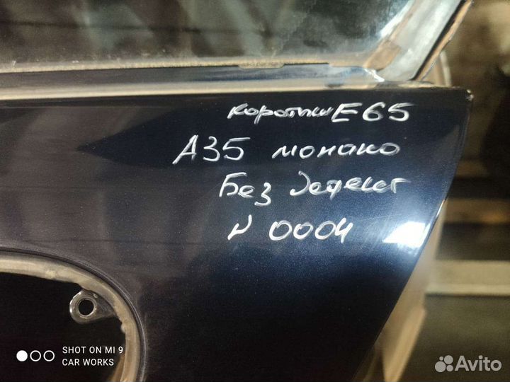 Дверь задняя левая BMW Е65 цвет а35 Монако