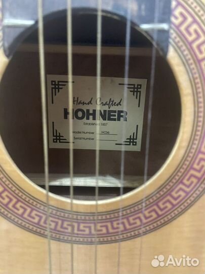 Классическая гитара hohner hc06