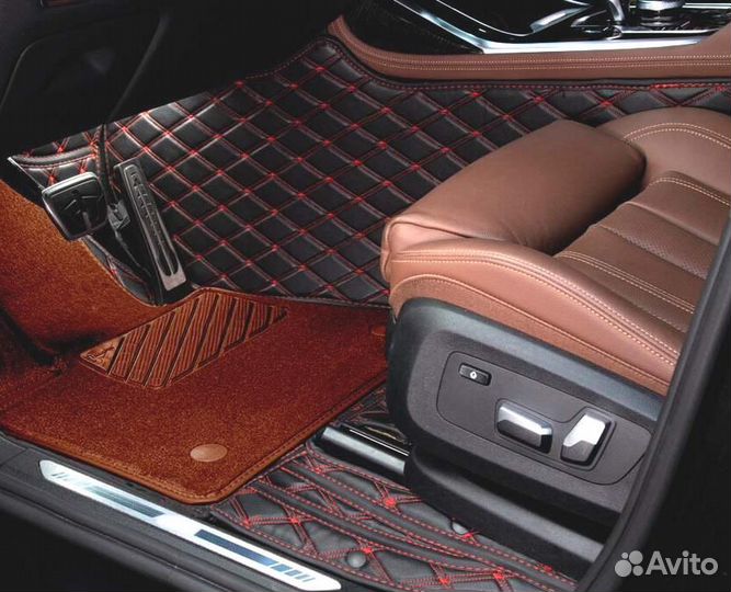 3D Коврики BMW Салон Багажник из Экокожи