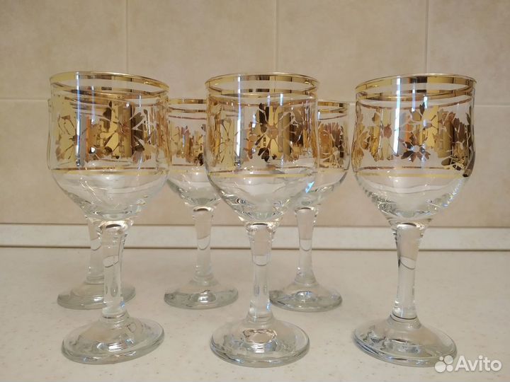 Фужеры хрустальные (чсср, СССР)
