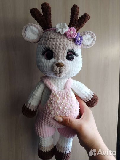 Мягкие игрушки из плюшевой пряжи