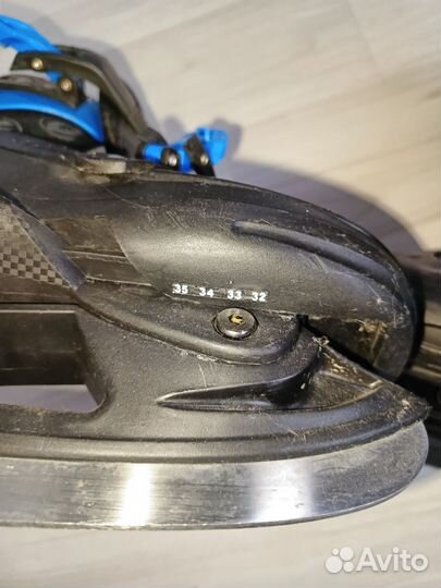 Коньки детские раздвижные 32 - 35