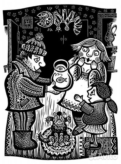 Линогравюры Дениса Булавинцева