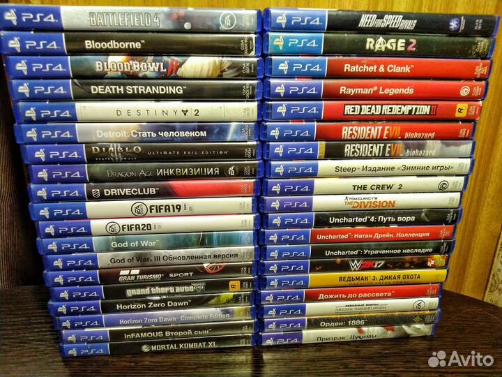 Диски Sony PS4 лицензионные