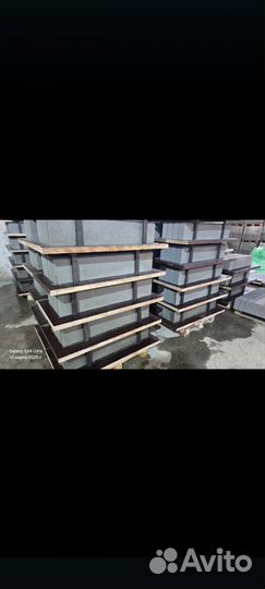 Бордюр тротуарный 1000х200х80 садовый