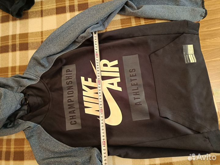 Кофта толстовка свитшот Nike Air 46(S)синяя