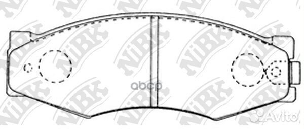 Колодки пер.NI Atlas, Auster, Bluebird, Carava