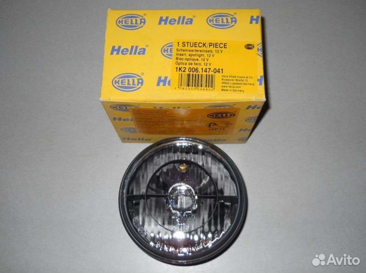 Hella стекло фары д. 120 мм 2шт