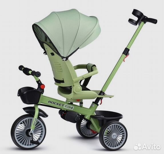 Велосипед коляска с ручкой