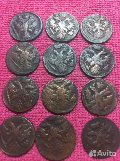 Деньга 1730 - 1754 г