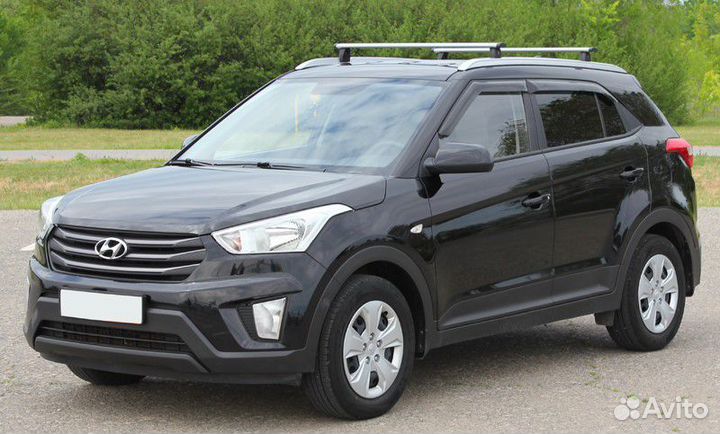 Рейлинги продольные на крышу Hyundai creta 2016-20
