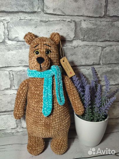 Игрушка вязаный Мишка амигуруми