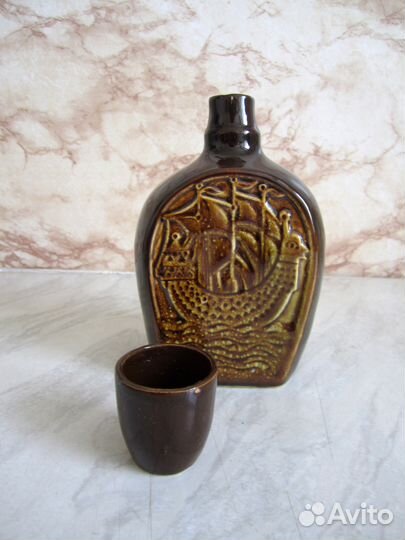 Винтажный штоф ручной работы