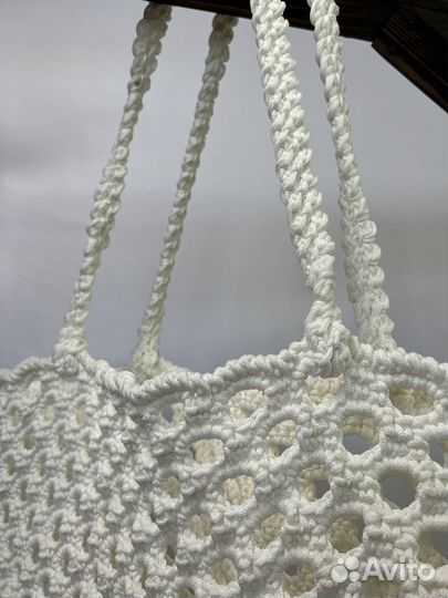 Сумка шоппер вязаная