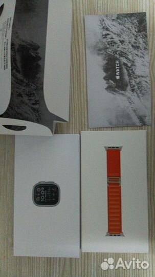 Apple watch ultra 2 49mm orange ocean band