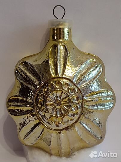 Игрушка кремлёвская. Большая. На ёлку. Снежинка. Т