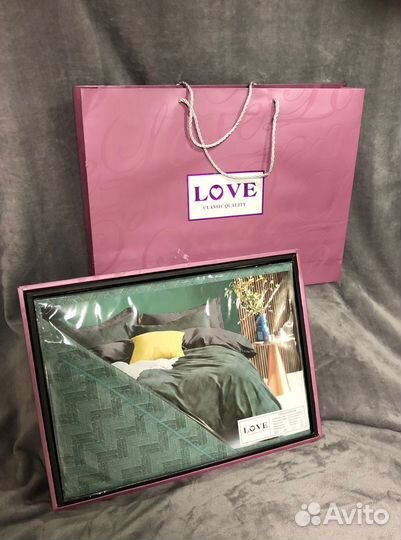 Постельное белье 100 хлопок love