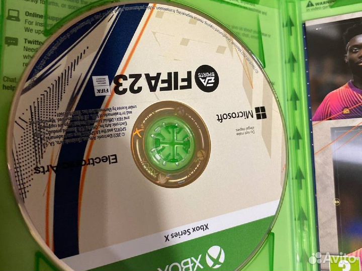 Fifa 23 диск xbox series x/s