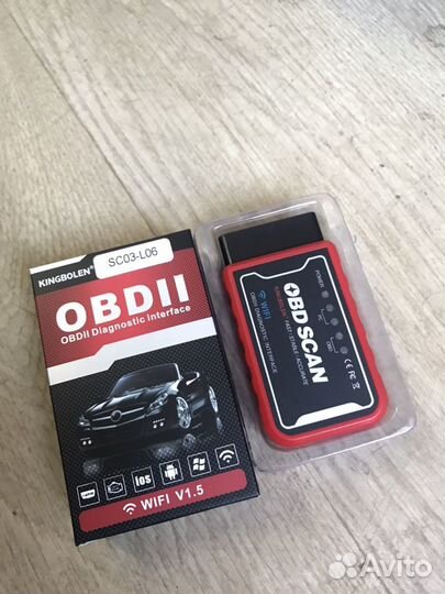 Диагностический сканер obd2 WiFi Android,iOS v1.5