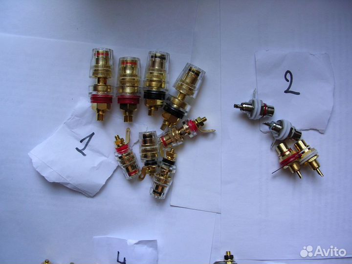 Терминалы А/С, клеммы, RCA, Атенюаторры