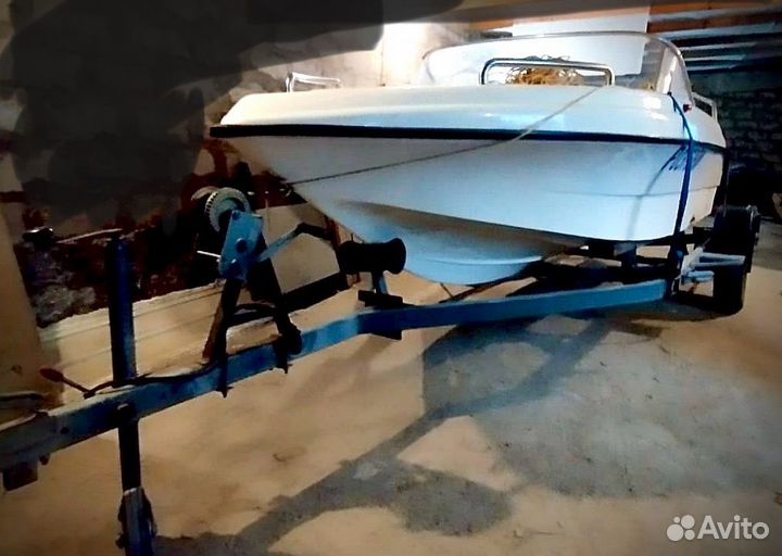Лодка катер Нептун 450 с Yamaha 60