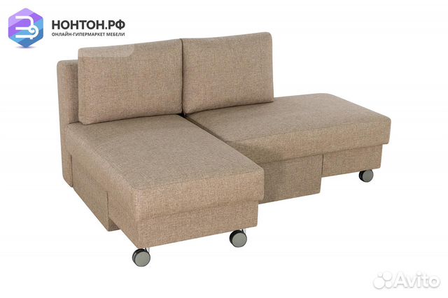 Диван трансформер Лира темно-бежевый