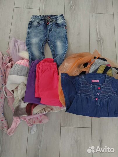 Детские вещи пакетом для девочки 98 104