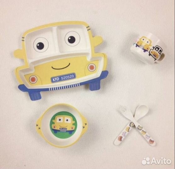 Бамбуковая посуда детская