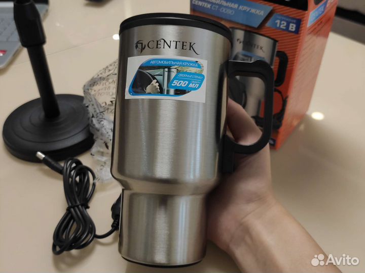 Кружка автомобильная от прикуривателя. 500мл