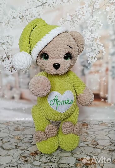 Вязаные игрушки с метрикой