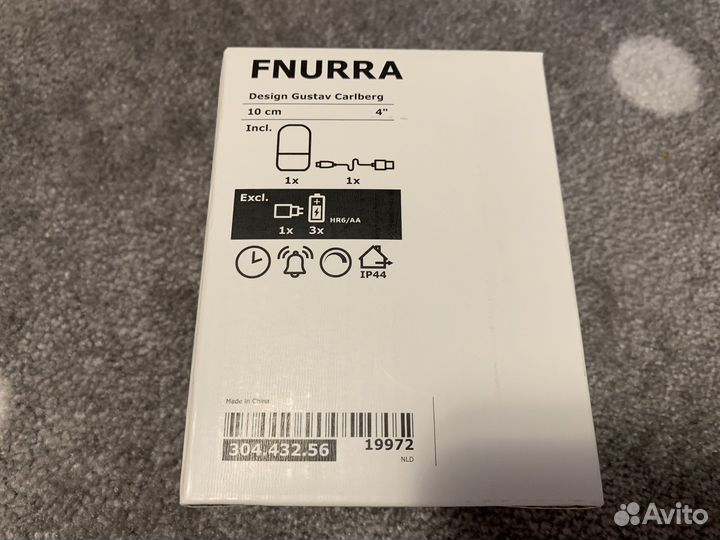 Будильник fnurra фнурра IKEA
