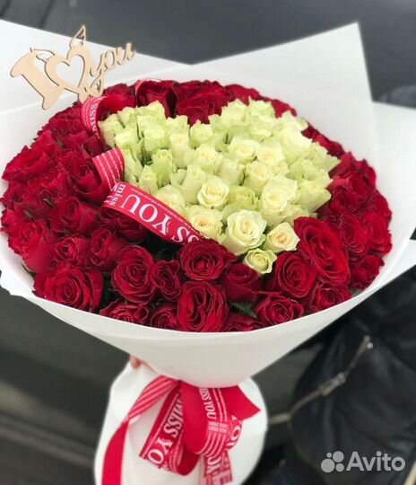 Розы Кения, букет с доставкой