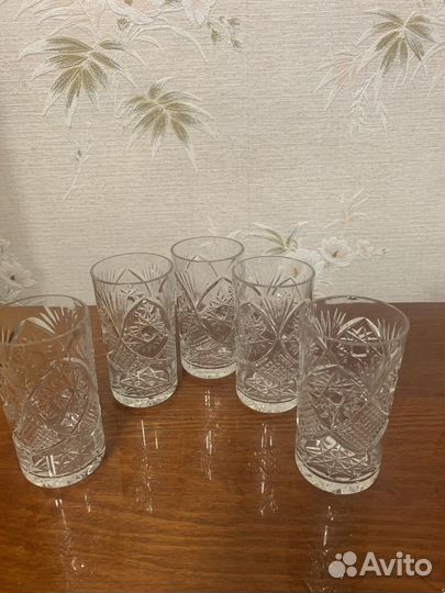 Рюмки хрусталь- 5 шт