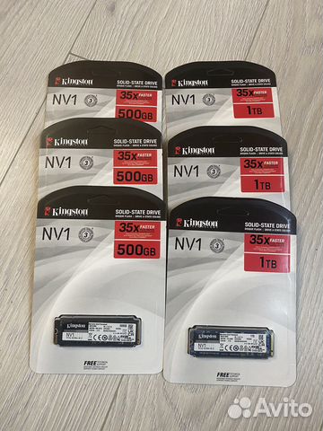 Ssd диск m2 nvme 500 gb/1 tb Kingston NV1 nvme