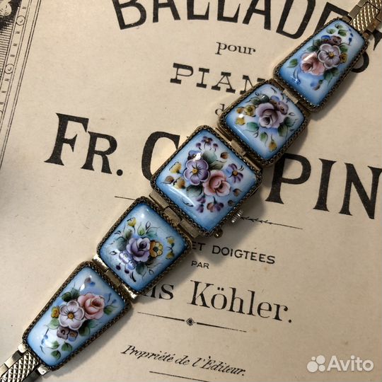 Часы женские Чайка финифть